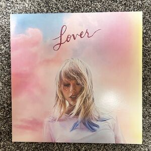 Taylor Swift Lover Album Vinyl - Pink and Blue